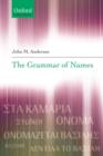 The Grammar of Names - Book