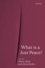 What is a Just Peace? - Book