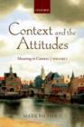 Context and the Attitudes : Meaning in Context, Volume 1 - Book
