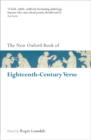 The New Oxford Book of Eighteenth-Century Verse : Reissue - Book