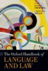 The Oxford Handbook of Language and Law - Book