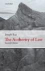 The Authority of Law : Essays on Law and Morality - Book