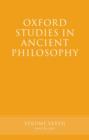 Oxford Studies in Ancient Philosophy Volume 37 - Book