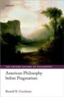 American Philosophy before Pragmatism - Book