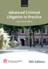 Advanced Criminal Litigation in Practice - Book