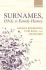 Surnames, DNA, and Family History - Book