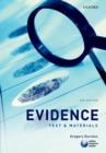 Evidence : Text & Materials - Book