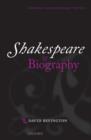 Shakespeare and Biography - Book