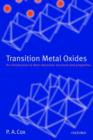Transition Metal Oxides : An Introduction to Their Electronic Structure and Properties - Book