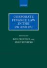 Corporate Finance Law in the UK and EU - Book