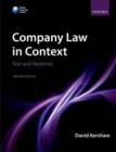 Company Law in Context : Text and materials - Book