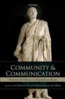 Community and Communication : Oratory and Politics in Republican Rome - Book