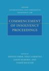 Commencement of Insolvency Proceedings - Book