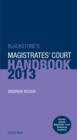 Blackstone's Magistrates' Court Handbook - Book