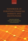 Handbook of European Financial Markets and Institutions - Book