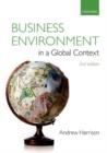Business Environment in a Global Context - Book