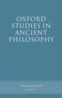 Oxford Studies in Ancient Philosophy, Volume 44 - Book