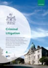 Criminal Litigation - Book