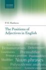The Positions of Adjectives in English - Book
