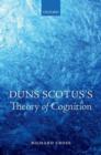 Duns Scotus's Theory of Cognition - Book