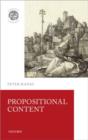 Propositional Content - Book