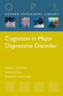 Cognition in Major Depressive Disorder - Book