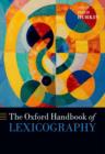 The Oxford Handbook of Lexicography - Book
