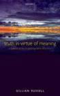 Truth in Virtue of Meaning : A Defence of the Analytic/Synthetic Distinction - Book