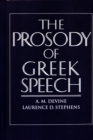 The Prosody of Greek Speech - eBook