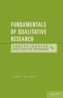 Fundamentals of Qualitative Research - Book