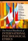 The Oxford Handbook of International Psychological Ethics - Book