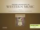 Oxford Anthology of Western Music : Volume Three: The Twentieth Century - Book