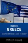 Modern Greece : What Everyone Needs to Know® - Book
