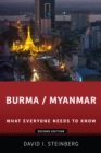 Burma/Myanmar : What Everyone Needs to Know? - eBook