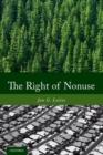 The Right of Nonuse - Book