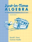 Just-in-Time Algebra for Students of Calculus in the Management and Life Sciences - Book