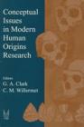 Conceptual Issues in Modern Human Origins Research - Book