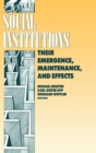 Social Institutions - Book