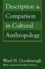 Description and Comparison in Cultural Anthropology - Book