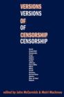 Versions of Censorship - Book