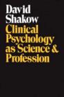 Clinical Psychology as Science and Profession - Book