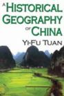 A Historical Geography of China - Book