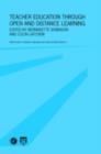 Teacher Education Through Open and Distance Learning : World review of distance education and open learning Volume 3 - eBook
