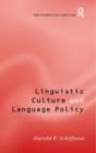 Linguistic Culture and Language Policy - eBook