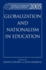 World Yearbook of Education 2005 : Globalization and Nationalism in Education - eBook