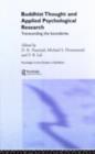 Buddhist Thought and Applied Psychological Research : Transcending the Boundaries - eBook
