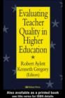 Evaluating Teacher Quality in Higher Education - eBook