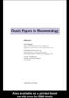 Classic Papers in Rheumatology - eBook