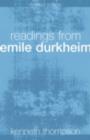 Readings from Emile Durkheim - eBook