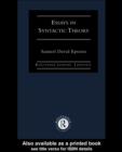 Essays in Syntactic Theory - eBook